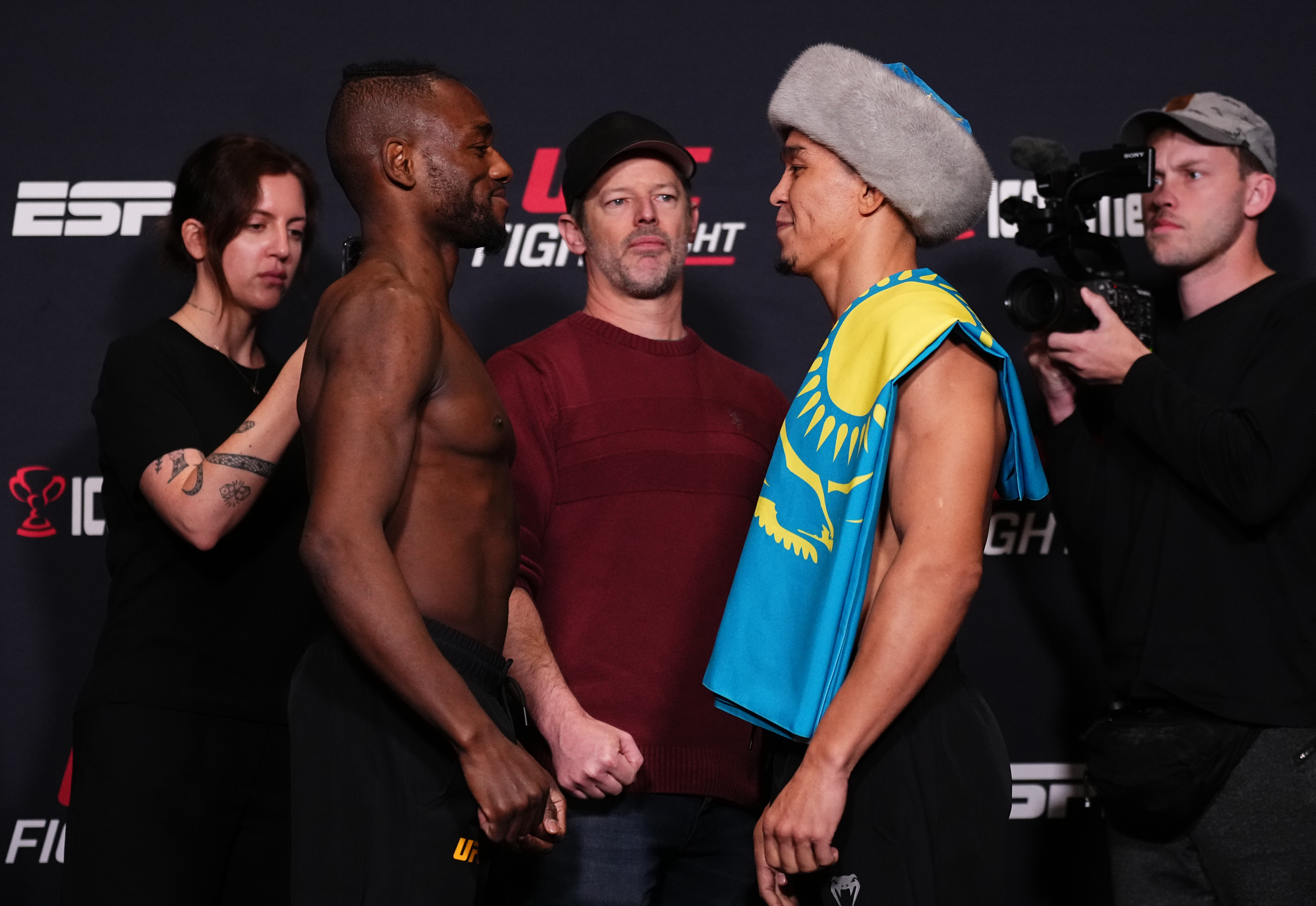 Manel Kape and Asu Almabayev at UFC Vegas 103
